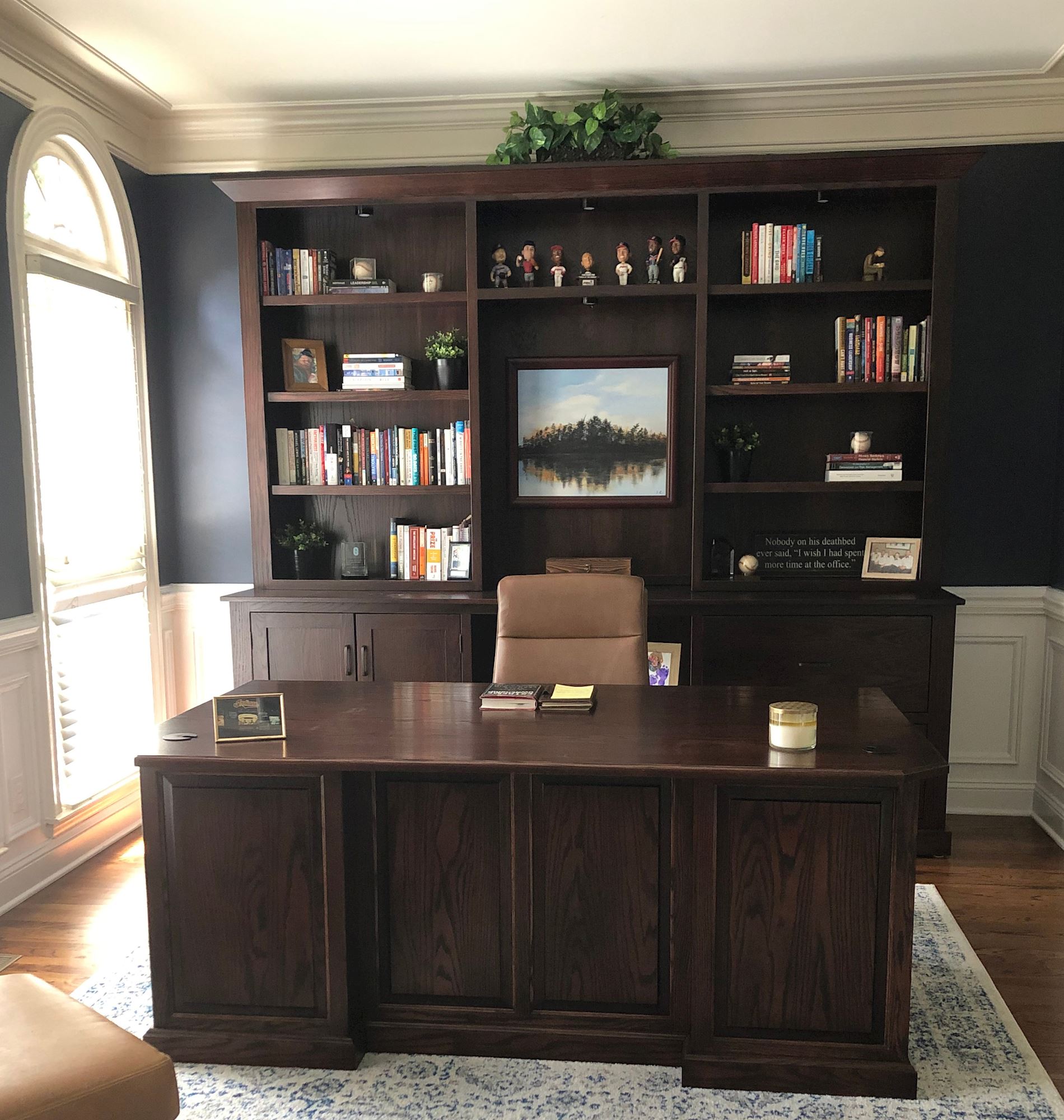 solid-wood-desk-bookcase