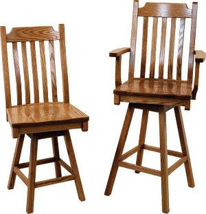Solid Wood Bar Stools and Pub Chairs