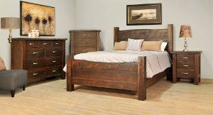 Ruff Sawn Live Edge Bedroom Collection