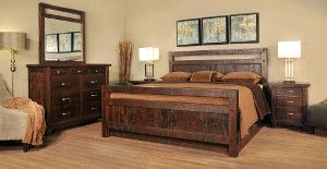 Ruff Sawn Timber Bedroom Collection