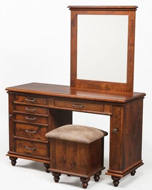 Amish Bedroom Vanities and Dressing Tables