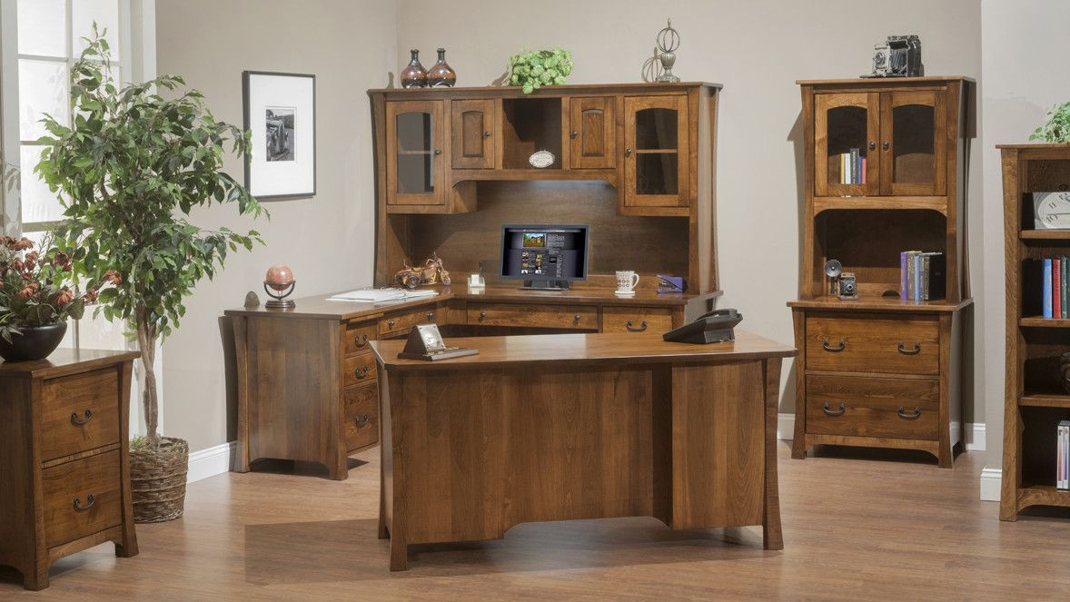 Woodbury Solid Wood Office Furniture Collection