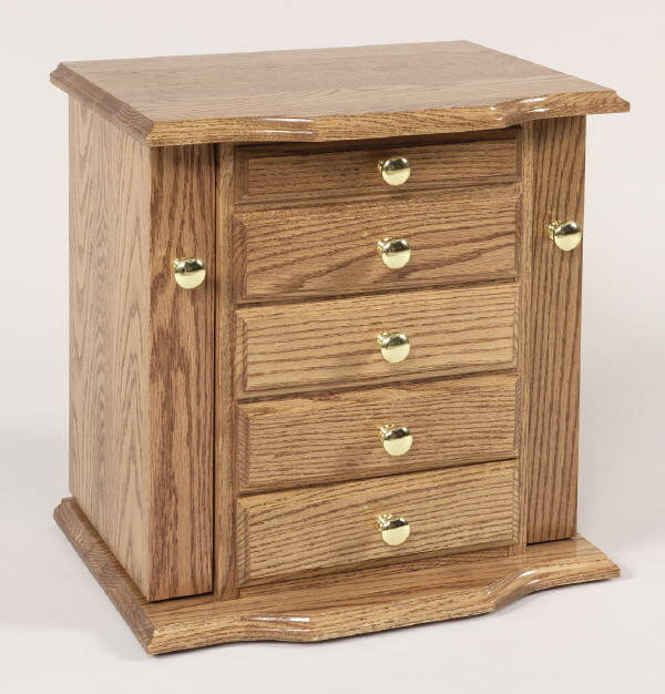 Amish Dresser Top Jewelry Armoire