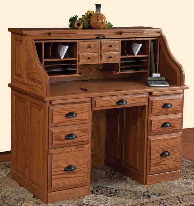 small-oak-rolltop-desk
