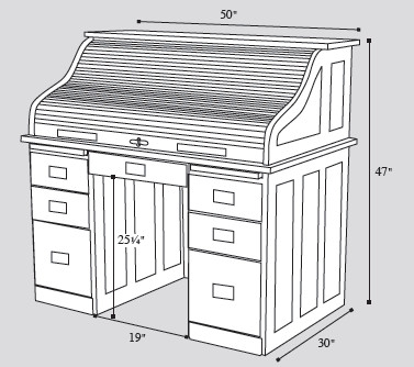 amish-rolltop-desk-dimensions