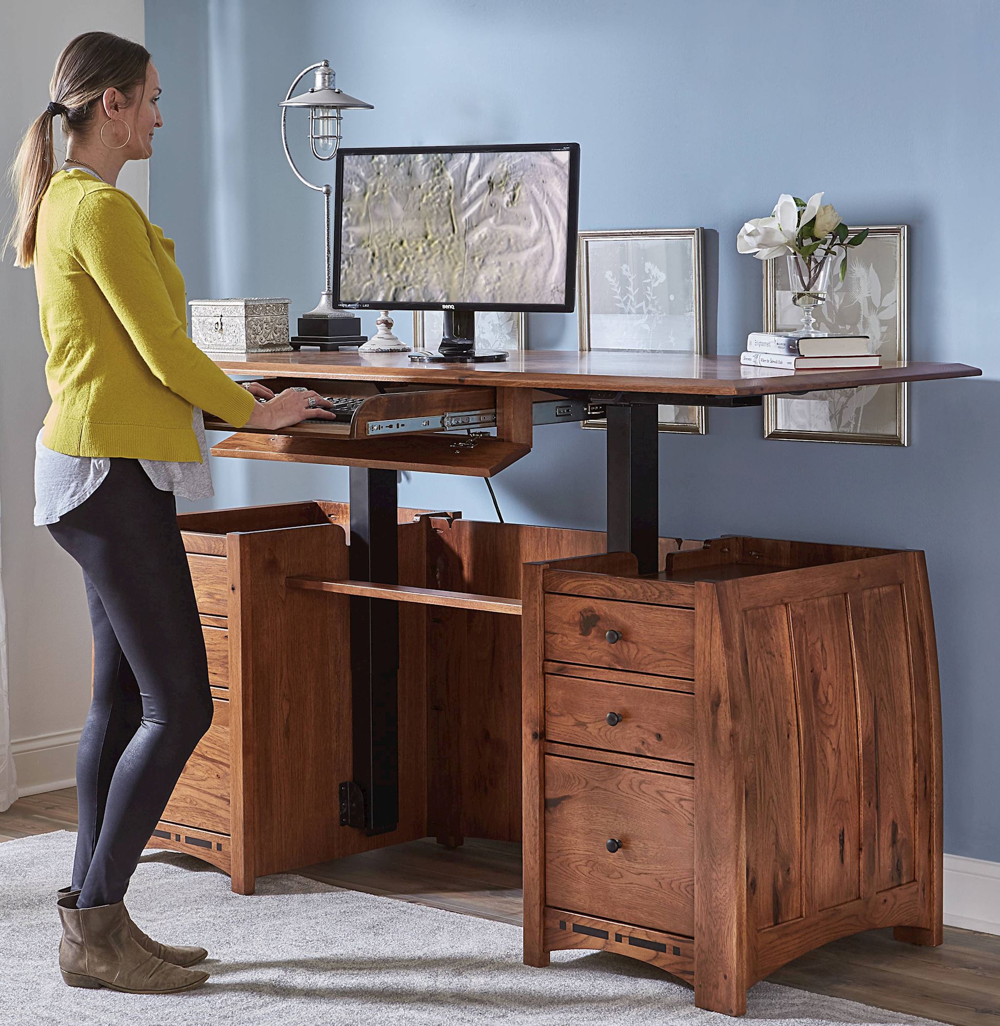 solid-wood-sit-stand-desk-raised