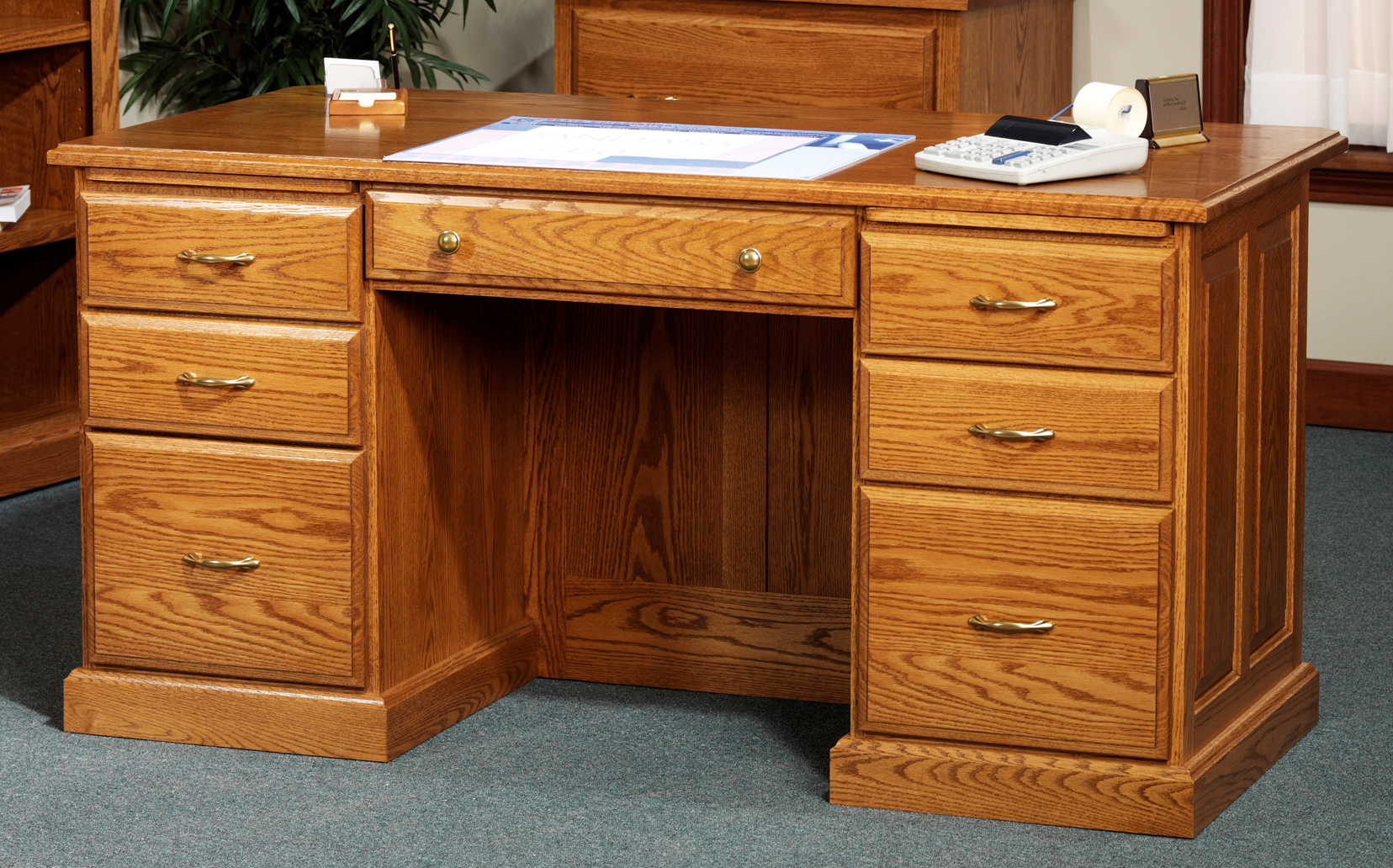 Highland Solid Wood Executive Desk