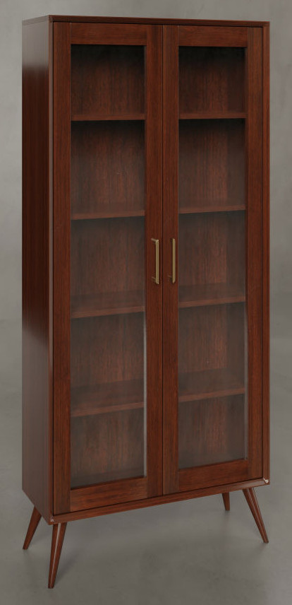 amish-bookcase-with-glass-doors