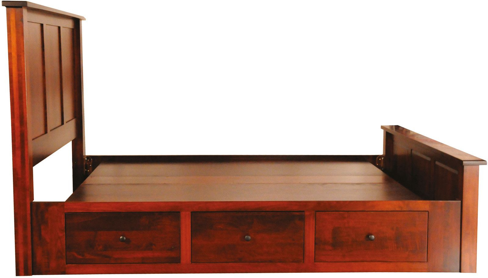 amish-solid-wood-storage-drawer-bed-rails