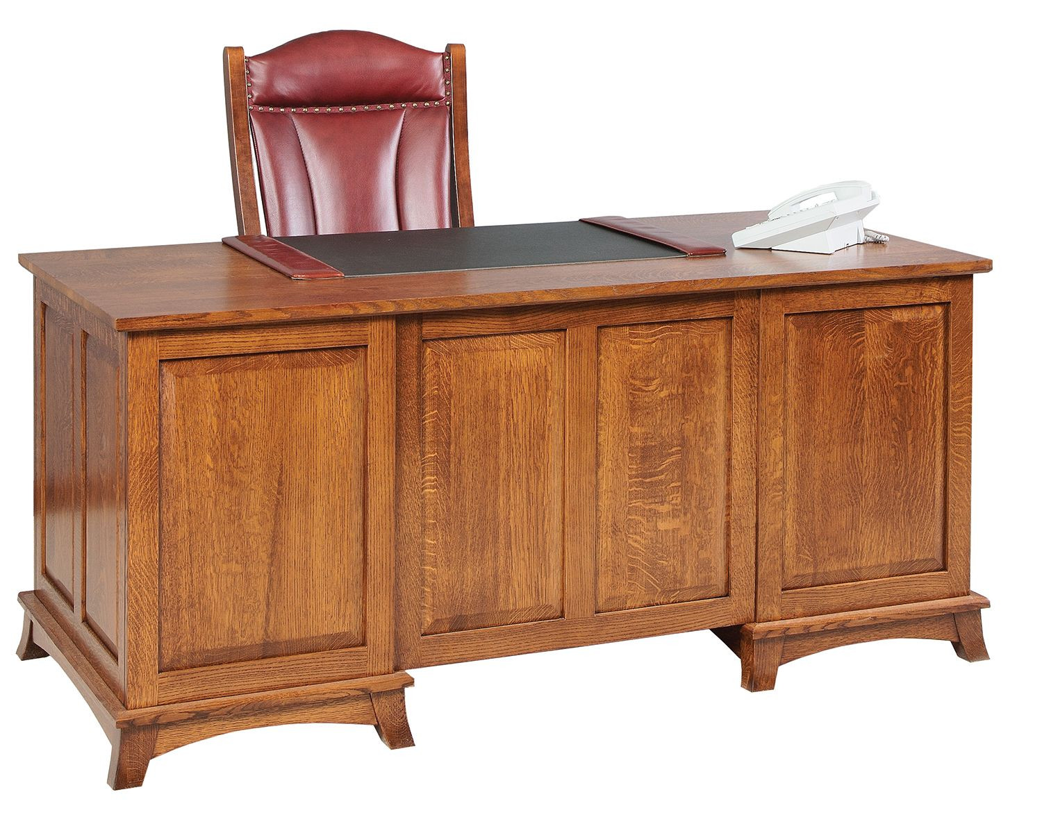 Mt Eaton Executive Desk Solid Wood