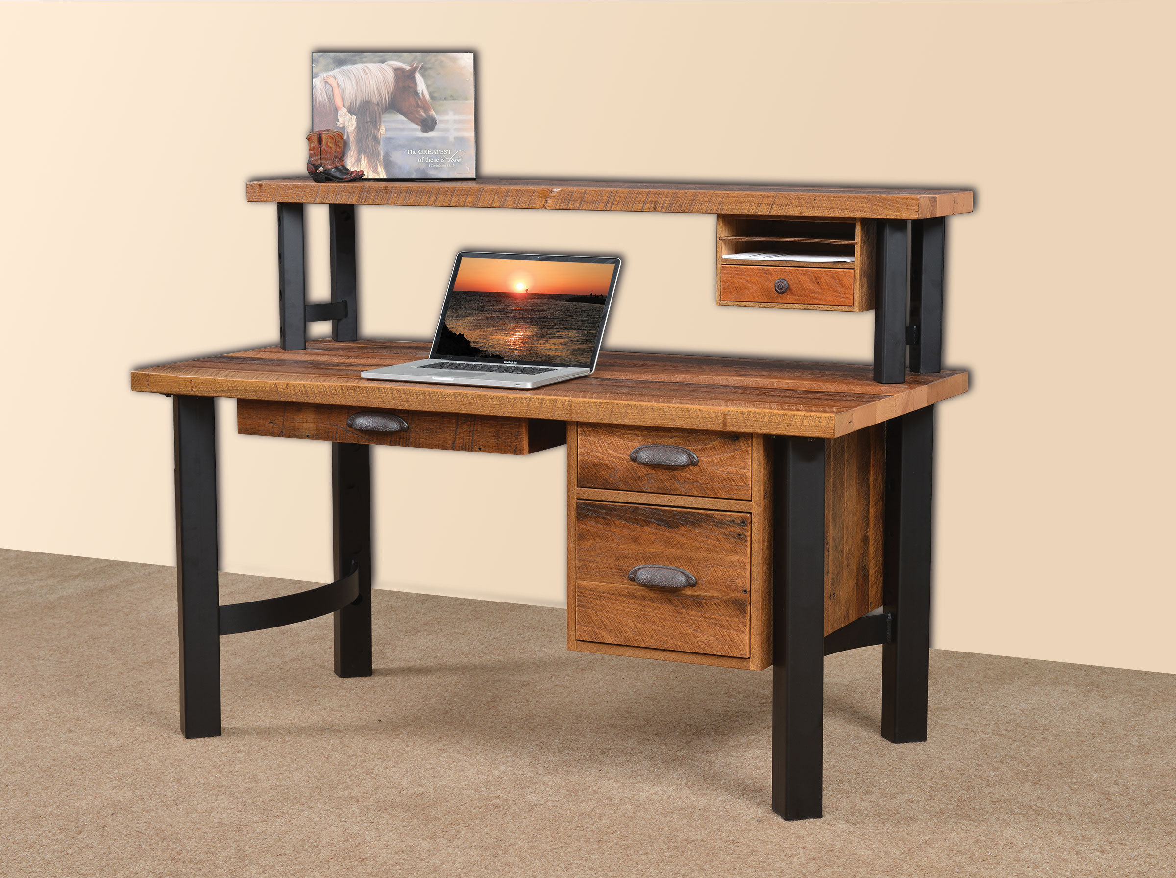 Reclaimed Barnwood Writing Desk