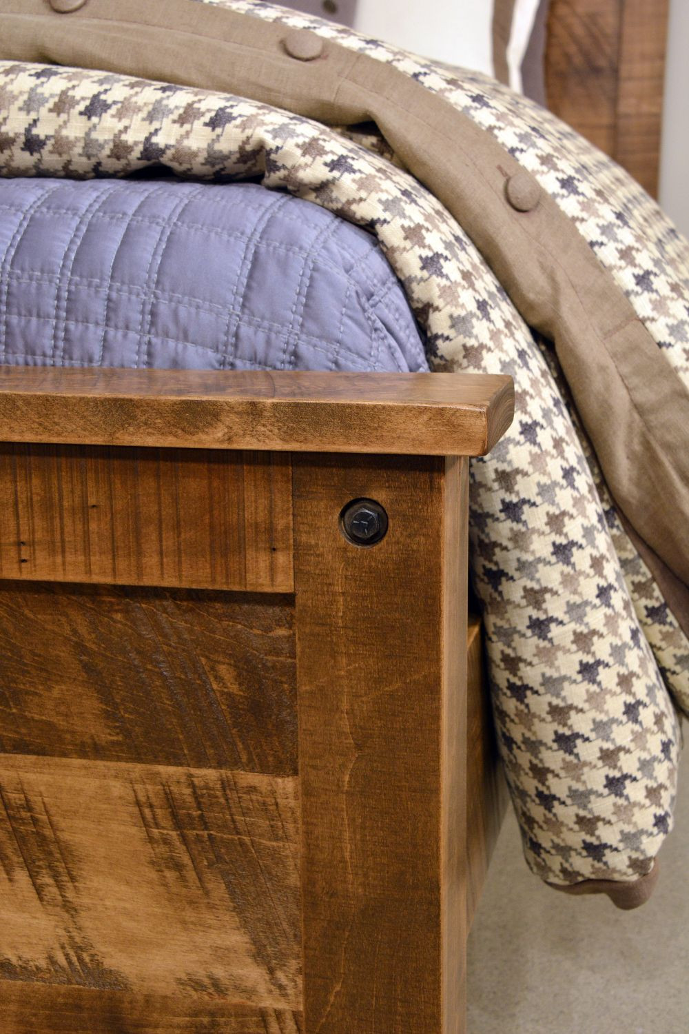 ruff-sawn-adirondack-bed-detail