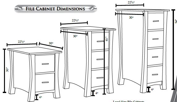 Lexington Amish Filing Cabinet