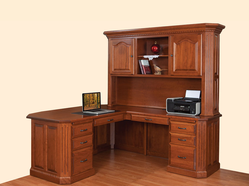 Solid Wood L-Desks