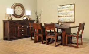 Ruff Sawn Live Edge Dining Collection