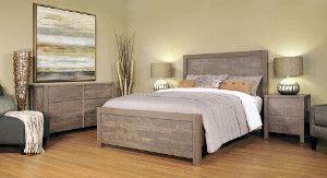 Ruff Sawn Meta Sequoia Bedroom Collection