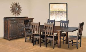 Ruff Sawn Muskoka Dining Collection