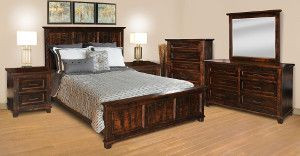 Ruff Sawn Rustic Algonquin Bedroom Collection