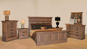 Ruff Sawn Rustic Phillipe Bedroom Collection