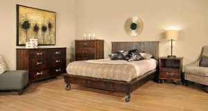 Ruff Sawn Steam Punk Bedroom Collection