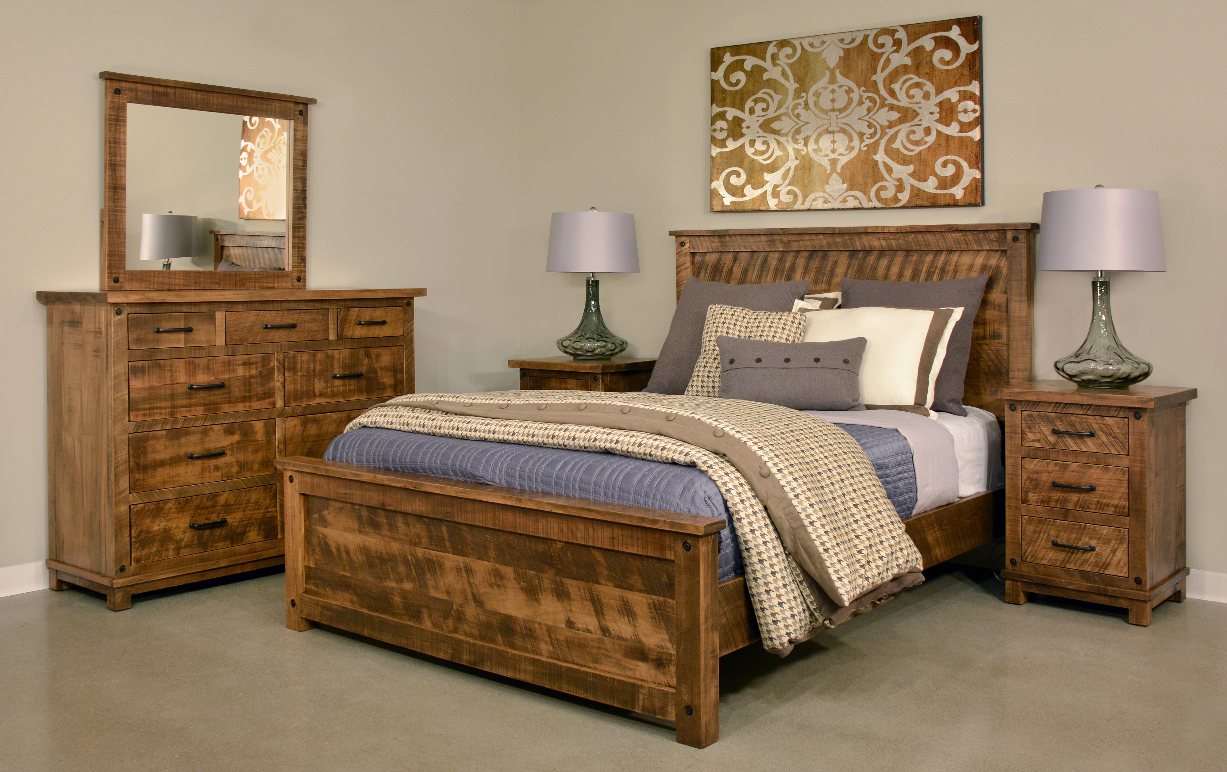 Ruff Sawn Adirondack Bedroom Furniture Collection