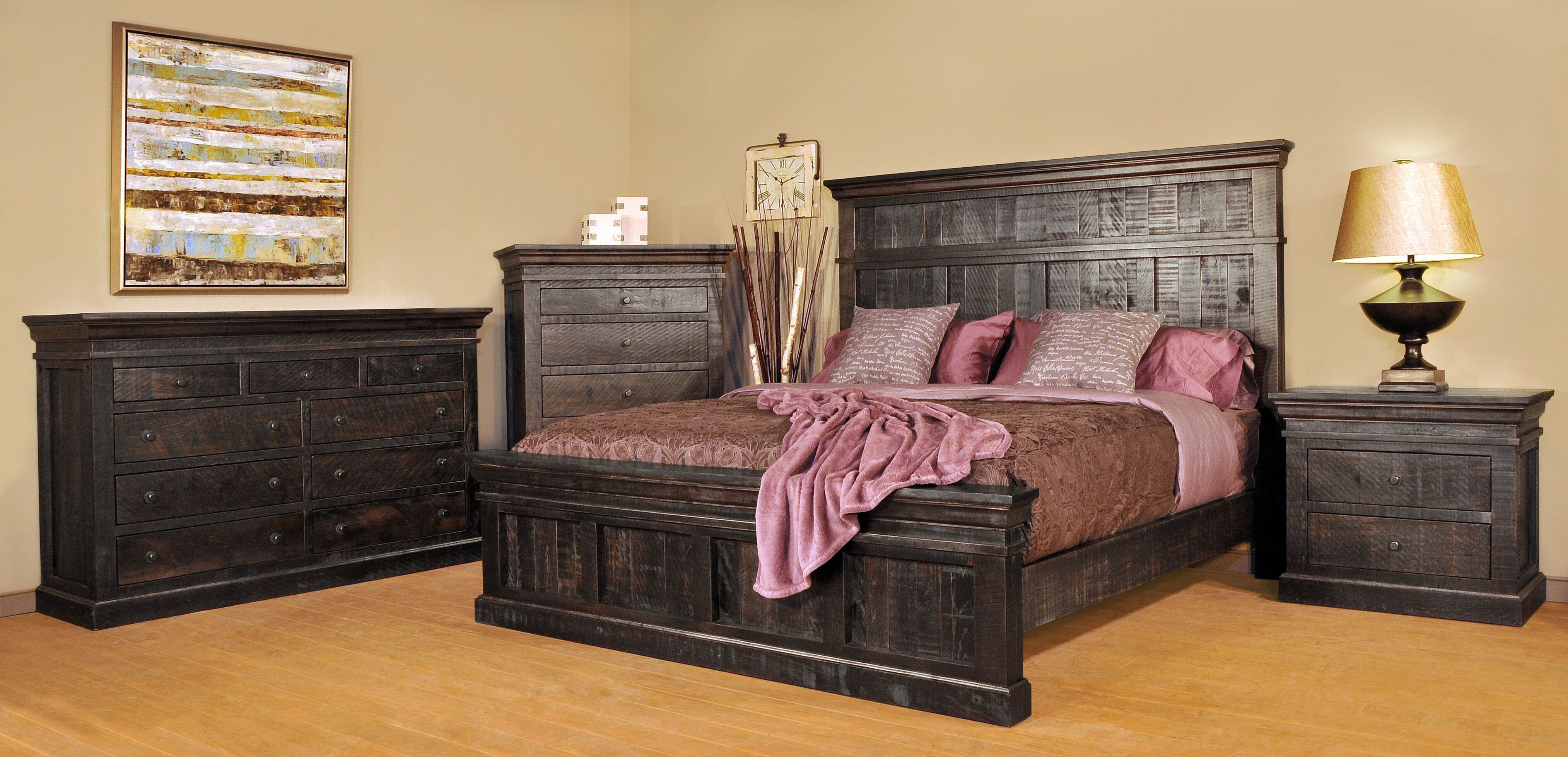 Ruff Sawn Keatsway Bedroom Furniture Collection
