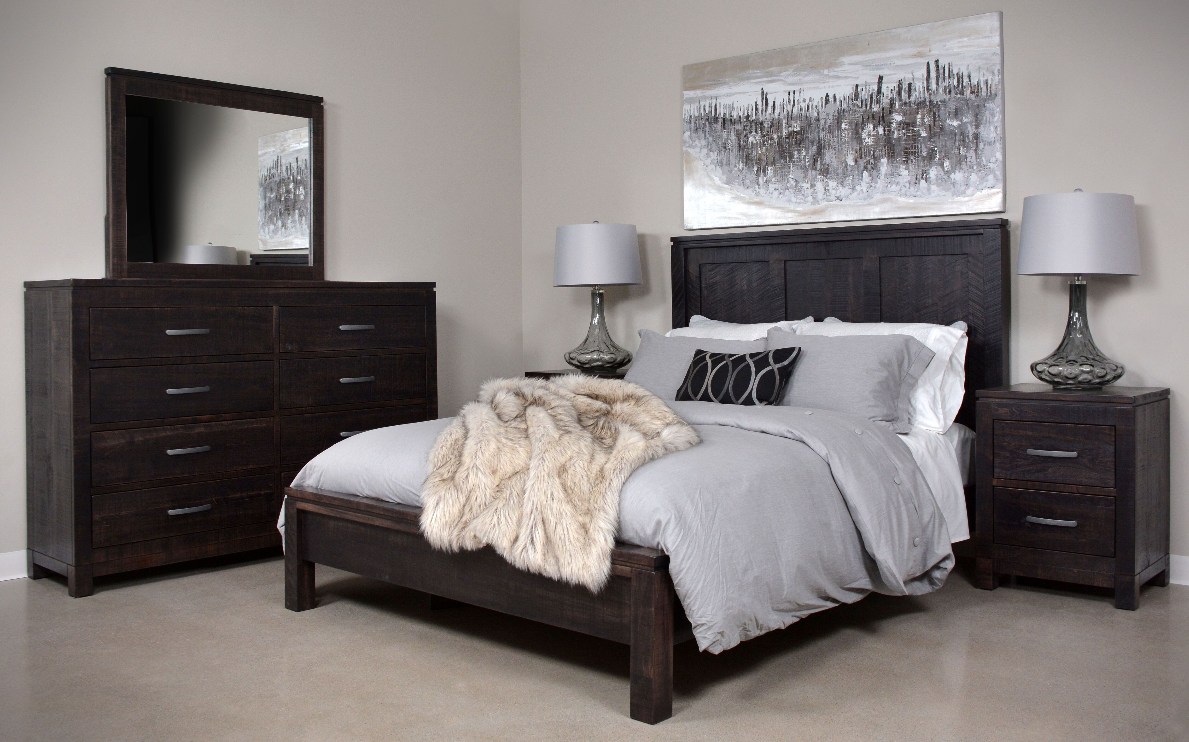 Ruff Sawn Lexington Bedroom Furniture Collection