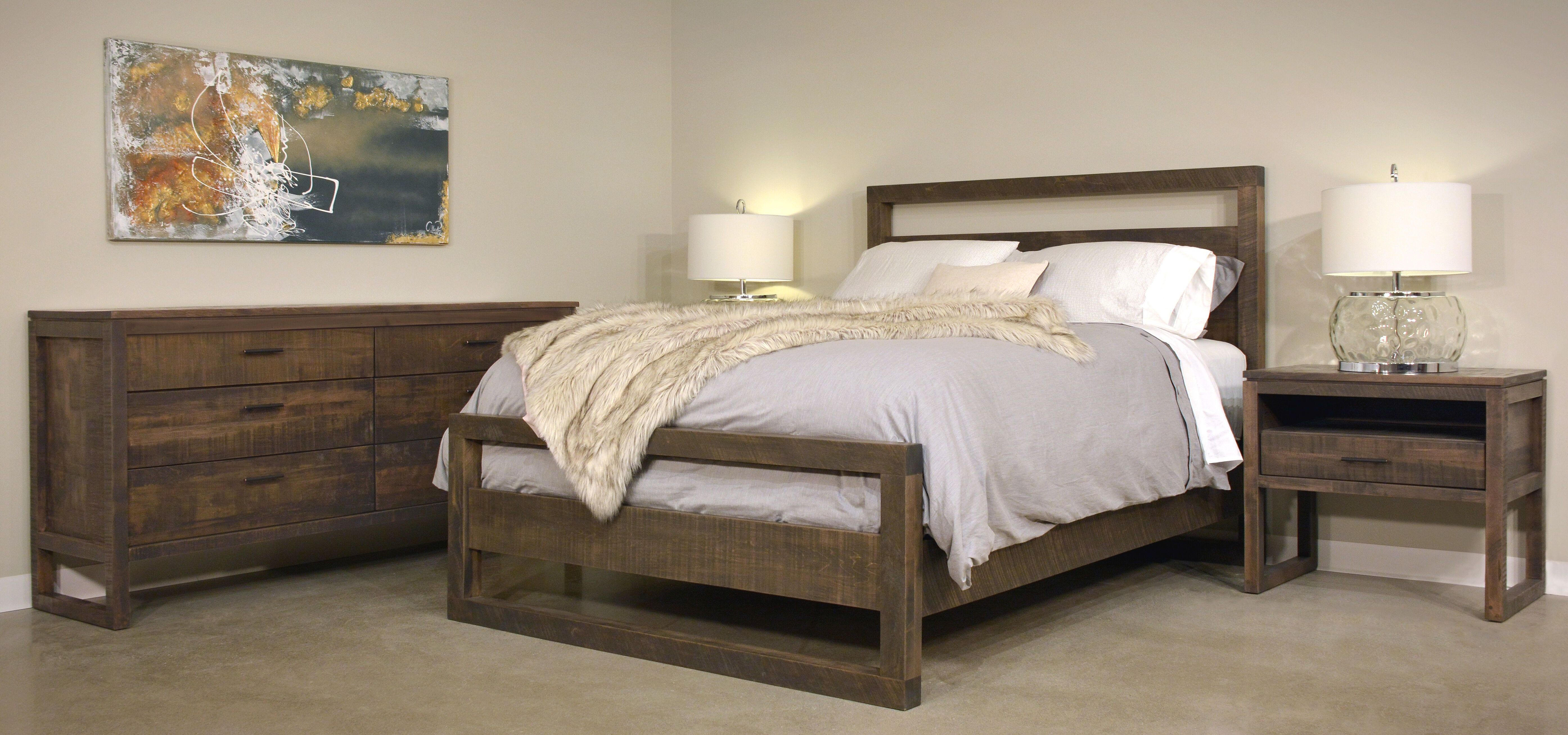 Ruff Sawn Tempus Bedroom Furniture Collection