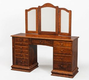 Solid Wood Bedroom Vanities & Dressing Tables