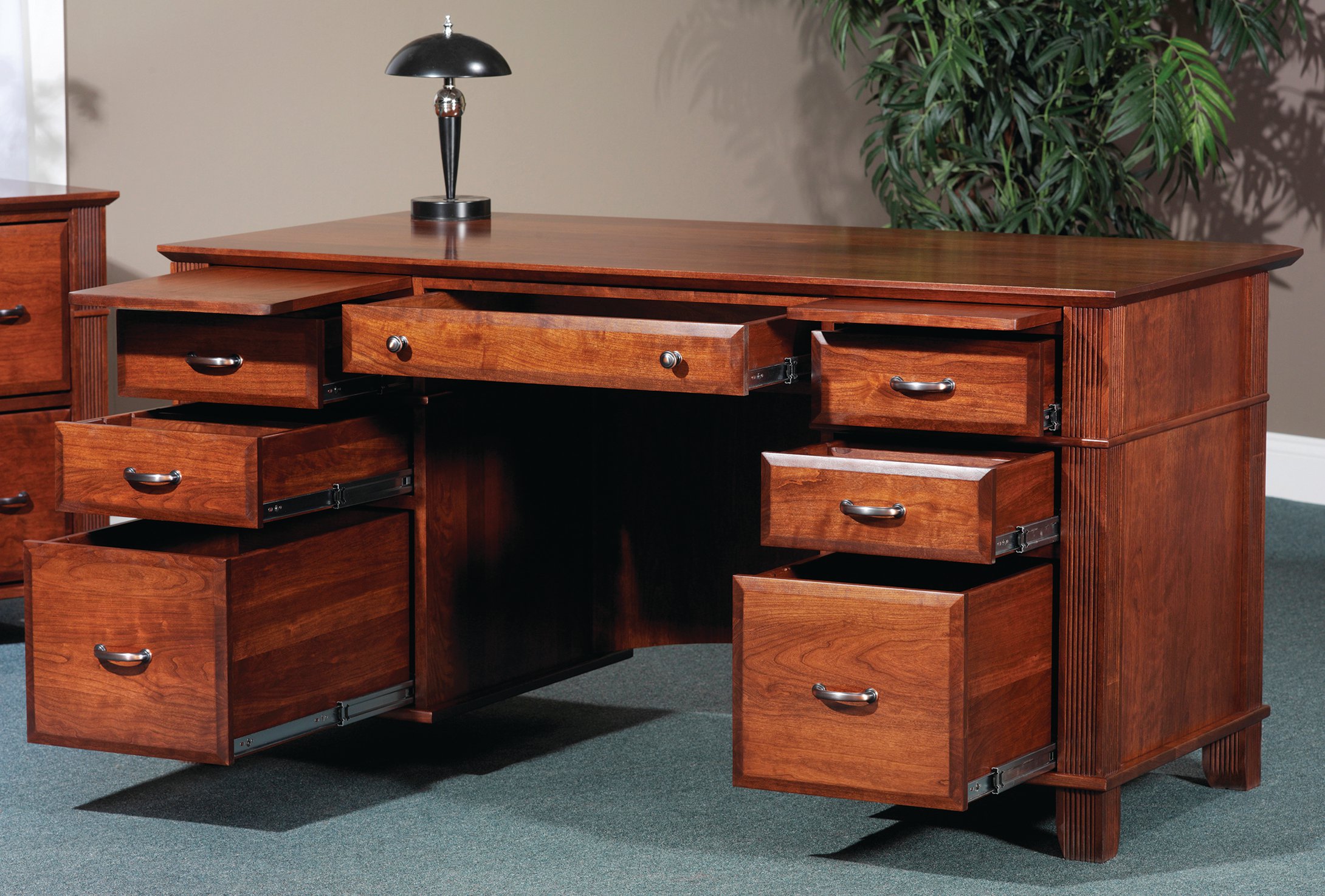 Cheever solid cheap wood desk