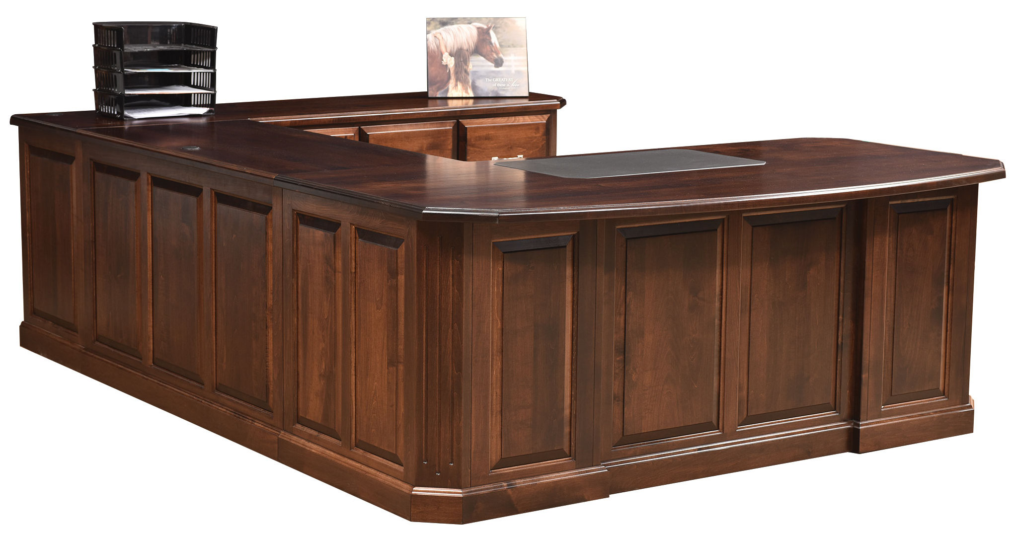 Solid Wood Fifth Avenue U Desk