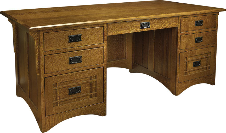 Lincoln Executive Desk Solid Wood