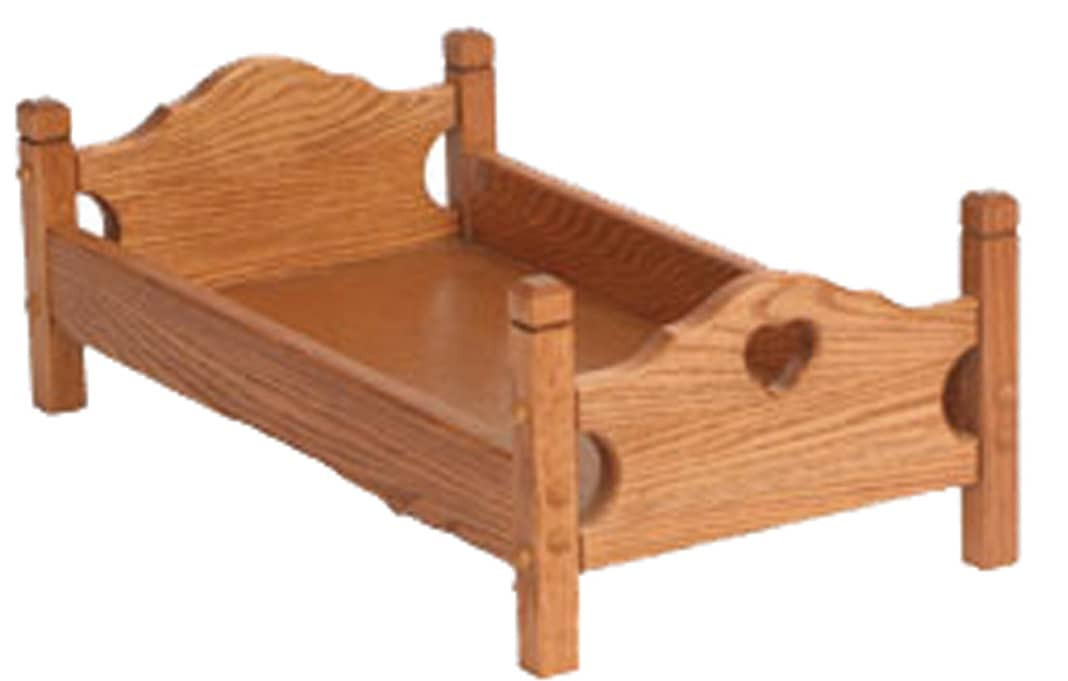 Amish Solid Wood Doll Bed