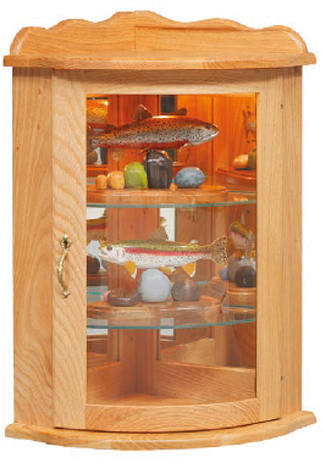 Hanging Corner Curio Cabinet Free Shipping