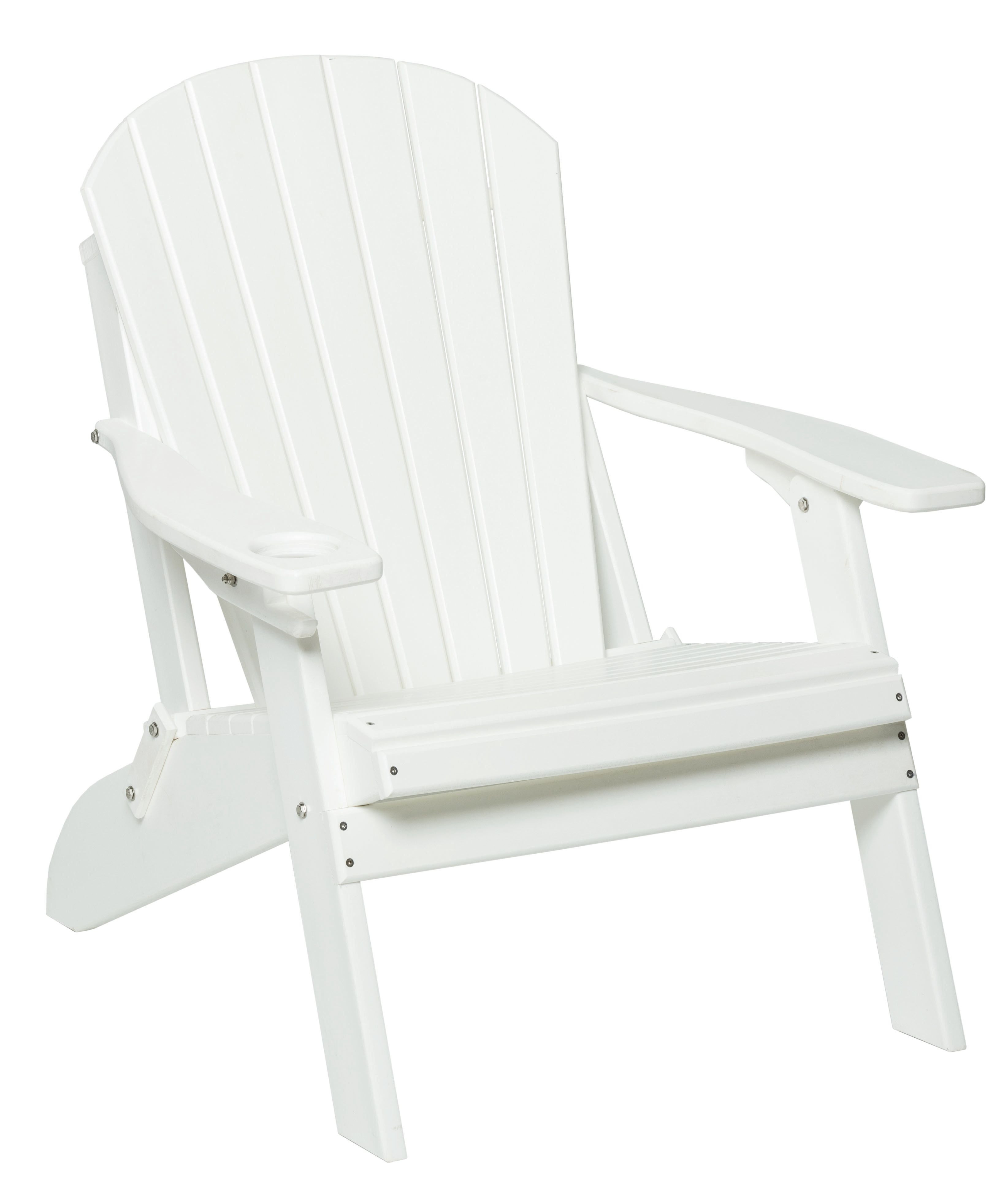 Large Recycled Poly Folding Adirondack Chair