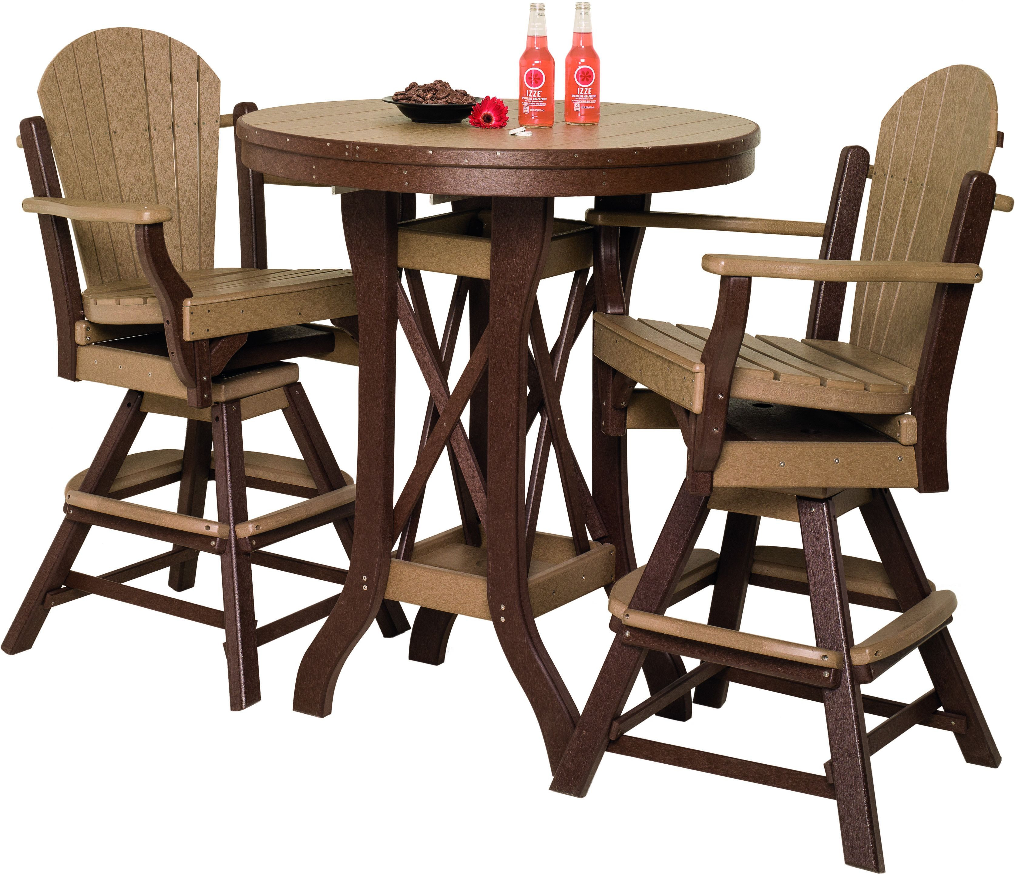 Recycled Poly Pub Table and Swivel Bar Seats | Barn furniture, Durable