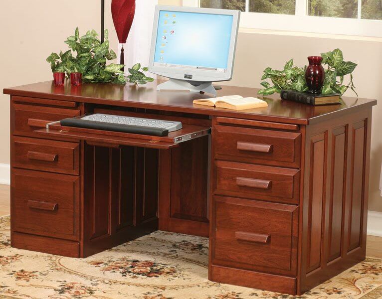 Cheever solid cheap wood desk