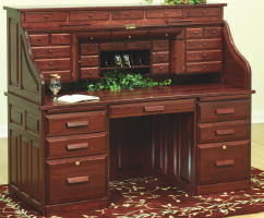 solid-wood-roll-top-desk