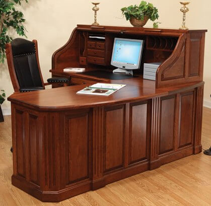 Fifth Avenue Executive Corner Roll Top Desk